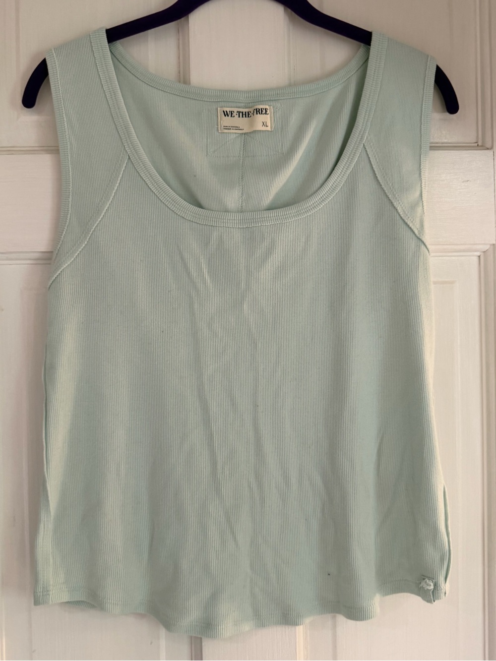 Free People We The Free Ribbed Tank/sz XL